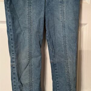 bebe Light Blue Straight Leg Jeans